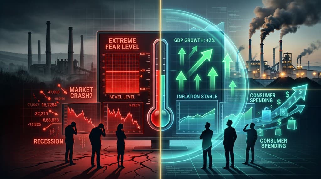 Americans Are as Scared as in 2008 — But the Economy Is Growing at 2%. Something Doesn't Add Up.